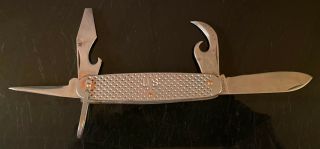 Vintage 1967 Camillus Us Army Pocket Knife Military Multi Tool Service Knife