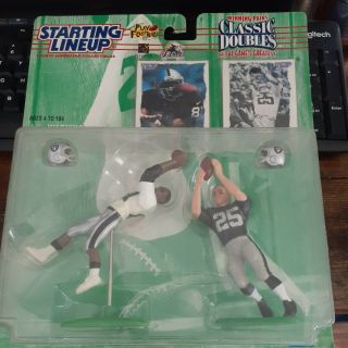 Classic Double Tim Brown And Fred Biletnikoff Starting Lineup