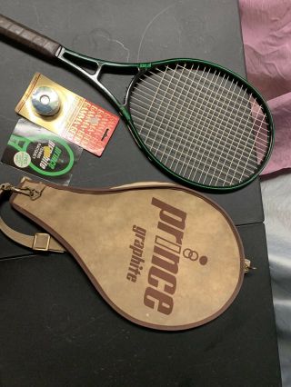 Vintage Prince Graphite Series Tennis Racquet - Michael Mayer W/ Wrap 4 1/2 Grip