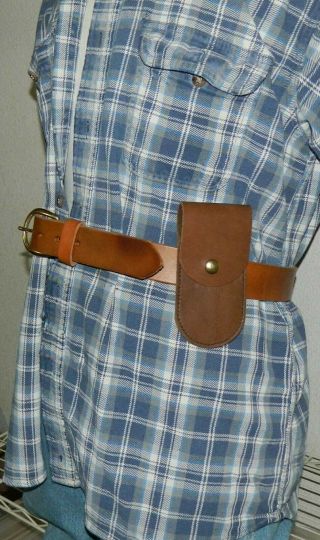Possibles Belt Carry Bag Pouch,  For Small Tools,  Blackpowder,  Hunting 3 " Belt.