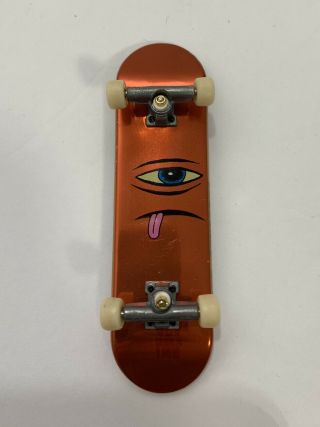 Tech Deck Fingerboard Skate 96mm Johnny Layton Toy Machine Blood Sucking Orange
