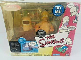 Playmates The Simpsons Nuclear Power Plant Interactive Radioactive Environment