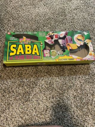Vintage 1994 Power Rangers Saba Sword W/original Box