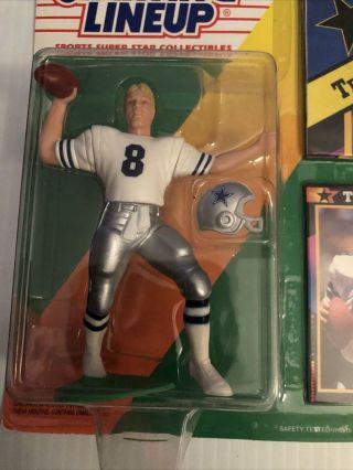 Dallas Cowboys Troy Aikman STARTING LINEUP Figure 1992 IN PACKAGE VINTAGE 3