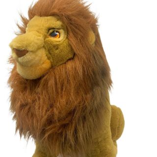 Vtg Disney The Lion King Adult Simba Mufasa Plush L Vintage Large Jumbo 36”