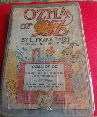 Vintage Old 1907,  Ozma Of Oz,  Book,  Hard Cover,  L.  Frank Baum,
