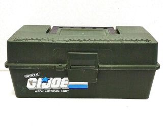 Vintage Official G.  I Joe A Real American Hero Tool Box 11 1/2 " X 6 " X 4 1/2 "