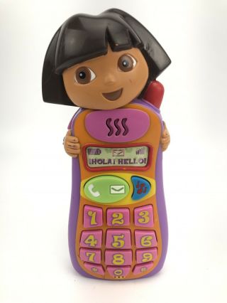 Dora The Explorer Knows Your Name Cell Phone Telephone 2006 Mattel Toy