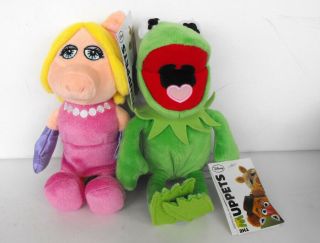 Disney The Muppets Kermit And Miss Piggy Plush 8 Inch Europe 2014