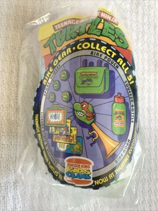 Set 4 1993 Teenage Mutant Ninja Turtles Burger King Kid ' s Club Toys Z - 1 3