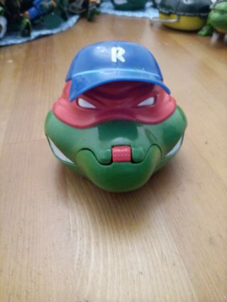 Vintage 1994 Micro Tmnt Mini Mutants Playset Ninja Turtles Raphael Baseball