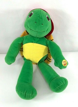 Kidpower Franklin Turtle Talking Stuffed Animal Plush Book Character 14 " Nelvana