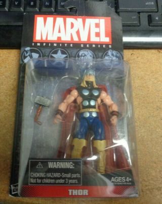 Thor Marvel Infinite Series Hasbro Action Figure In Package 3 3/4 " Inch L@@k