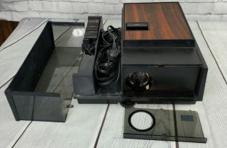 Gaf 2680 35mm Slide Film Projector Vintage Remote And Power Cord