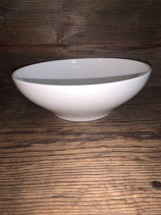 Vintage Franciscan Cloud Nine White Stoneware Serving Bowls 8 "