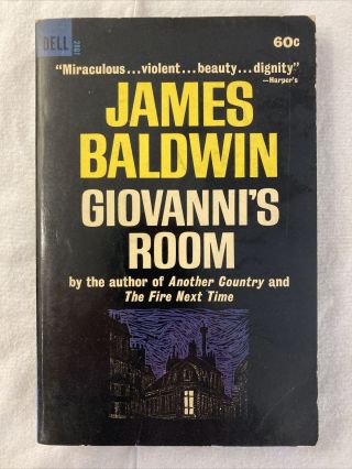 Giovanni’s Room James Baldwin 1st Dell Edition 1st Printing 1964 Vtg Paperback