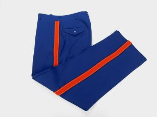 Vintage 1957 Usmc Us Marine Dress Blue Red Gabardine Wool Trousers Pants 32 X 31