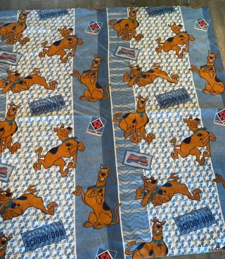 Scooby Doo Twin Full Poly/acrylic Blanket Vintage