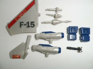 1983 Pre Transformers Diaclone Jet Robo F - 15 Parts G1 Vintage Takara Starscream
