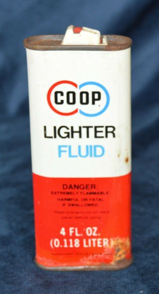 Vintage Co - Op Lighter Fluid 4oz Tin