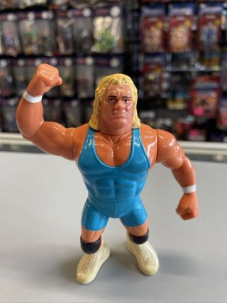 Wwe Wwf Hasbro Mr Perfect Curt Hennig Blue Series 8 Red Card Action