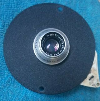 Vintage Kodak Enlarging Ektar F:4.  5 50mm Rm392 Lens With Mount.  Priority.