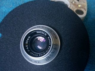 Vintage Kodak Enlarging Ektar F:4.  5 50mm RM392 Lens With Mount.  Priority. 3