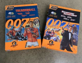 Hasbro Action Man James Bond 007 Set Of Two (2),  In Boxes,  Limited Edition