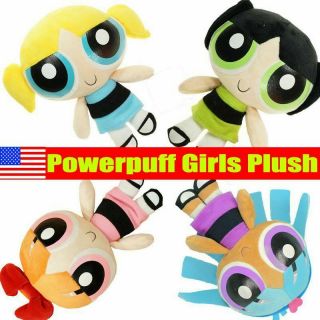 Cartoon Powerpuff Girls Doll The 1999 Cartoon Network Plush Toy Kid Xmas Gift 9 "