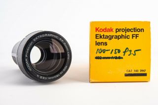 Vintage Kodak Projection Ektagraphic Ff 100 - 150mm F/3.  5 Zoom Lens V14