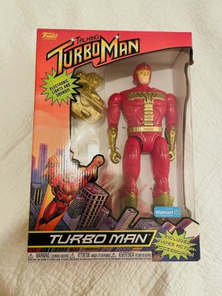 Funko Turbo Man Jingle All The Way Action Figure Walmart Exclusive Box