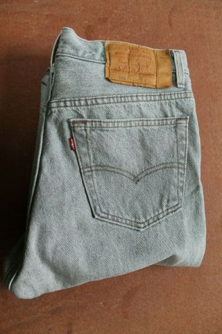 Vintage Levi 501 Jeans.  32 X 36.  Made In Usa.  Little Worn.