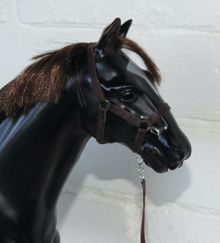 1:6 Scale Handmade Leather Halter Head Collar Action Man Did Horse Not Incl.