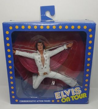 Neca Elvis Presley On Tour Live 1972 Commemorative 7 " Action Figure Box Damage