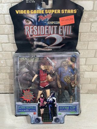 Resident Evil 2 Claire Redfield Zombie Cop Figure Toy Biz Action Figure Toys