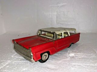 Vintage In Friction Toy Car Rambler Station Wagon Made In Japan 6.  5 "