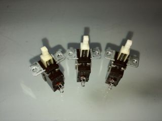 Vintage Alps (japan) Tv - 3 Power Switch (without Plastic Button) (3 Pack)