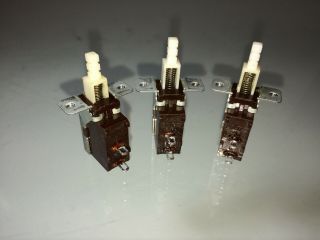 Vintage ALPS (Japan) TV - 3 Power Switch (Without plastic button) (3 pack) 2