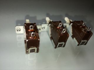 Vintage ALPS (Japan) TV - 3 Power Switch (Without plastic button) (3 pack) 3