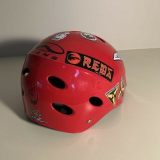 Vintage Pro - Tec Skateboarding Helmet Red Youth XL Stickers 90s 3