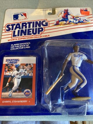 1988 Rookie Starting Lineup Darryl Strawberry - York Mets