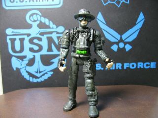 Lanard Military Action Figure Frogman The Corps 3.  75 " Loose Blue Goggles