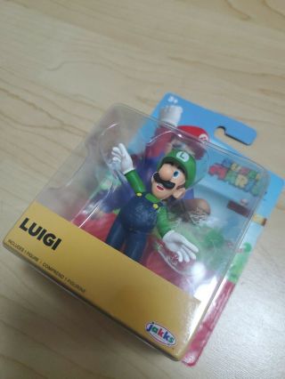World Of Nintendo Luigi Figure 2.  5 Mario Jakks Pacific