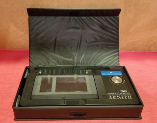 Vintage Zenith Vhs - C Cassette Adapter Vac414 - W/case - Japan