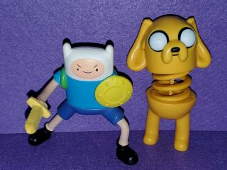 Adventure Time Finn And Jake Mcdonalds Toys Figures Cartoon Network Set Of 2