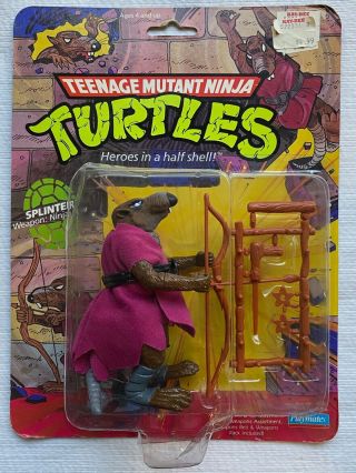 Teenage Mutant Ninja Turtles Splinter 1988 Playmates Tmnt