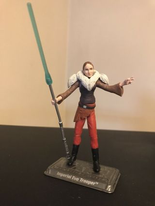 Star Wars Custom 3.  75” Female Jedi Knight Action Figure