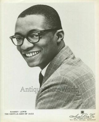 Ramsey Lewis Jazz Pianist Composer Vintage Music Photo