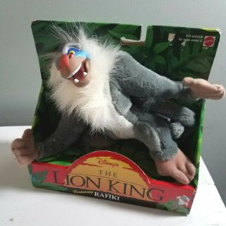 The Lion King Rafiki Plush Stuffed Animal Toy Mattel Brand Disney In Package