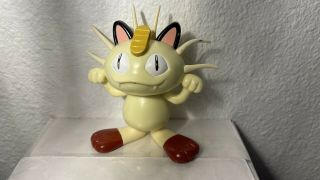 Vintage/rare 1998 Pokemon 3.  5” Meowth Electronic Talking Figure -